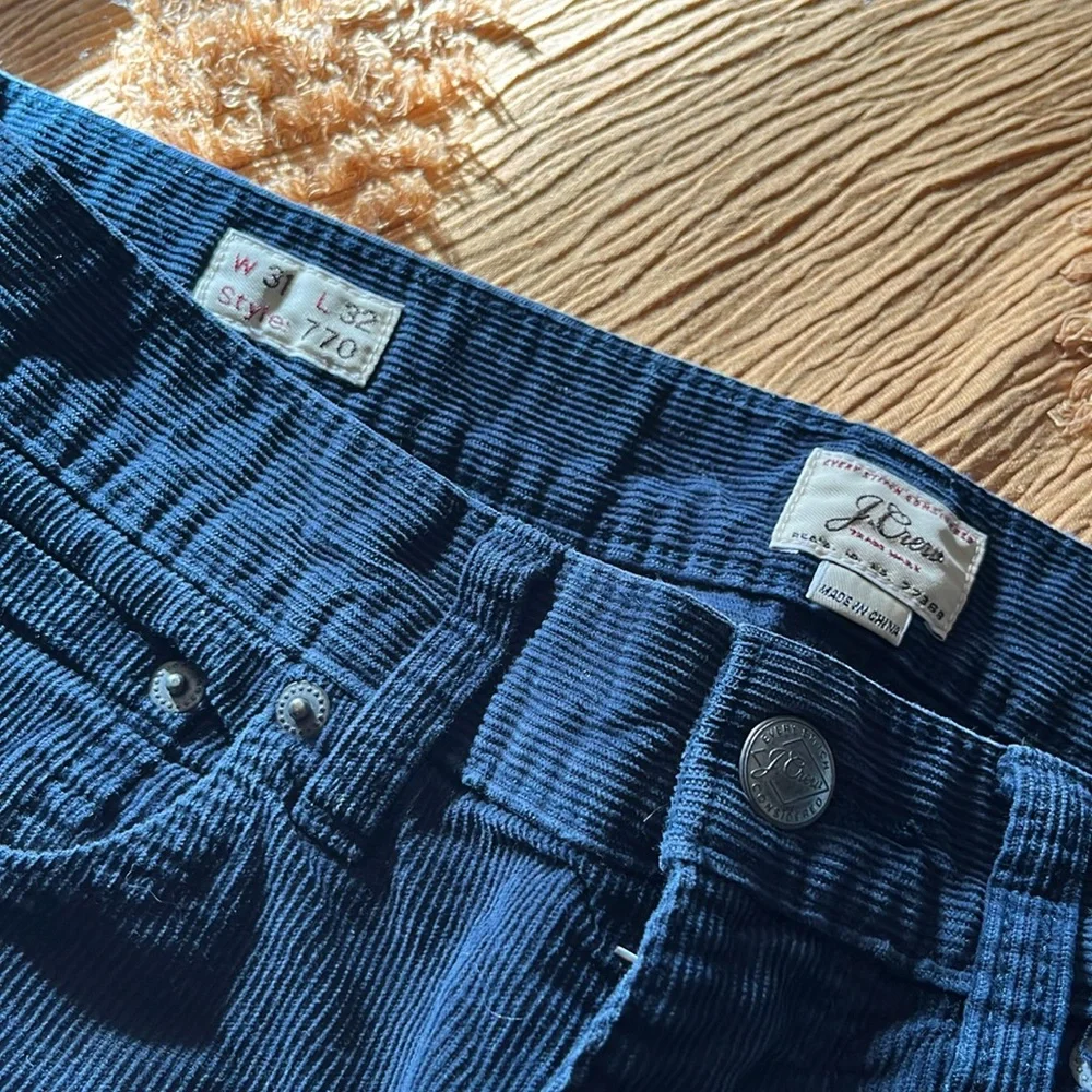 J. Crew Style 770 Corduroy Pants Sz 31 Waist - Picture 3 of 5